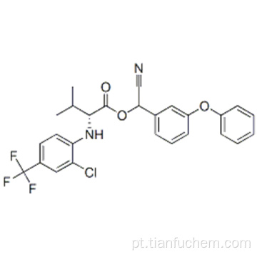 D-Valina, N- [2-cloro-4- (trifluorometil) fenil] -, ciano (3-fenoxifenil) metil éster CAS 102851-06-9